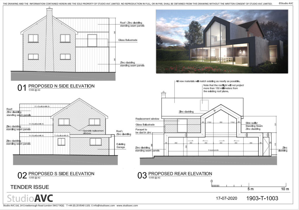 House renovation and extension drawing